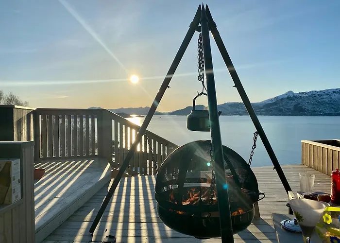 With Sea View Chalet Moen i Målselv